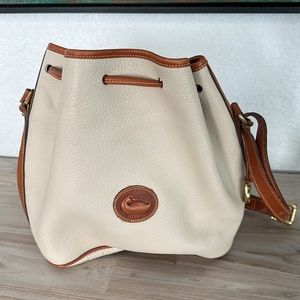 Vintage Dooney & Bourke Pebble Grain Drawstring Purse.